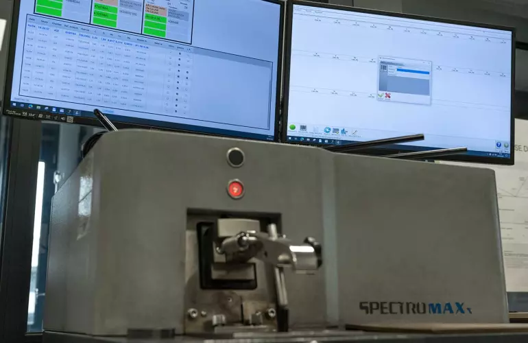 Spektrométer kijelzők