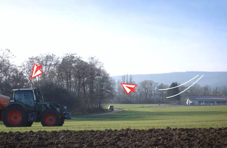 Fogadja adatait közvetlenül, a fülkében lévő ISOBUS terminálon