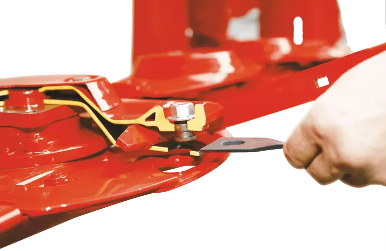 FAST-FIT gyorskioldású késrögzítési rendszer