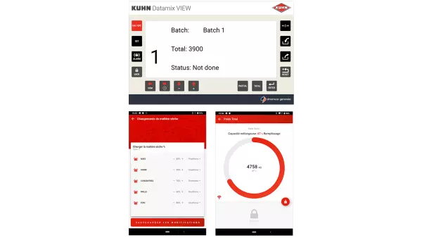 Két különböző interfész áll rendelkezésre, ahhoz igazodóan, hogy miként szeretné kezelni a takarmányozási információikat