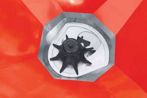 Az CDA-rendszer (koaxiális eloszlási beállítás) optimális oldalirányú műtrágyaeloszlást biztosít.