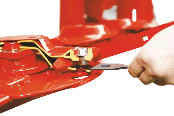 FAST-FIT gyorskioldású késrögzítési rendszer