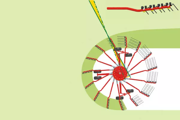 Himbarendszerű tandem tengelyek a GA 8731 típuson