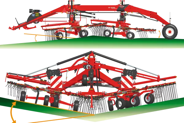 3D talajfelszín-követés