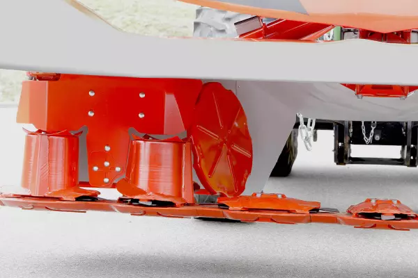 Rendterelő tárcsa felszerelve