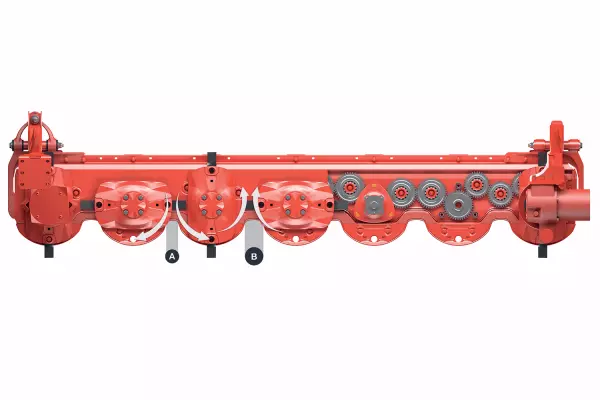 Az OPTIDISC ELITE kaszagerendely számos egyedi megoldással rendelkezik: