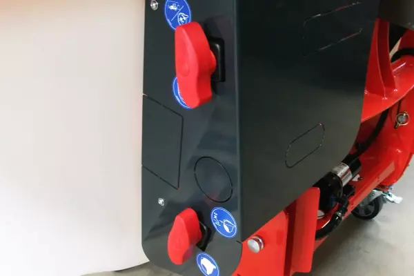 MANUSET működés 2 főszeleppel a feltöltéshez és a leürítéshez.