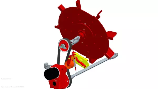 Kioldható szíjas turbinahajtás biztosít sima, csendes működést