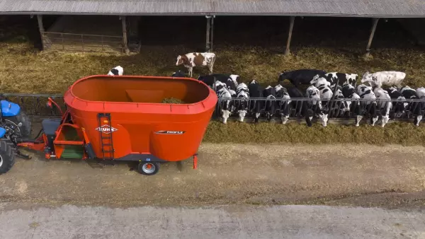 Széles ürítőszalag az egyenletes adagelosztás érdekében