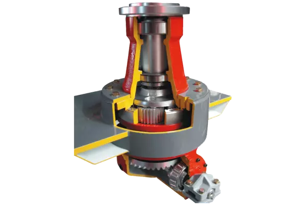 Jól bevált hajtómű: a KUHN széles körű tapasztalatát és műszaki szakértelmét tükrözi.
