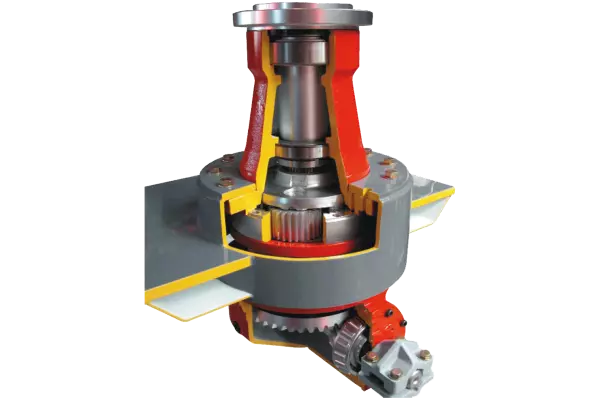 Jól bevált hajtómű: a KUHN széles körű tapasztalatát és műszaki szakértelmét tükrözi.