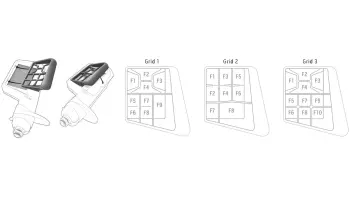 A nagyobb kényelem és a több funkció érdekében a gombelválasztó rács az innovatív ISOBUS CCI A3 joystick vezérlőn másodpercek alatt kicserélhető.