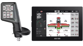 CCI 1200 terminál CCI A3T joystick vezérlővel. Vigye át adatait egyszerűen, USB-adathordozók nélkül