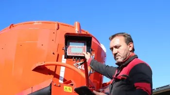 A KUHN DG600 súlymérő rendszer terminállal választhatja az opcionális „DTM ADVANCE” szoftvert az adatátvitelhez