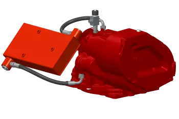 HR 1040 típusú gép olajhűtő rendszerrel rendelkező központi hajtóműve