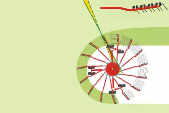 A kettős ívelésű karoknak köszönhetően szép kialakítású rend