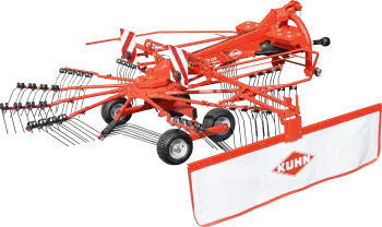 A KUHN GA 4321 rotoros rendképző részlete