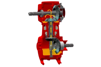 A GYRODINE függesztőszerkezet megkönnyíti a manőverezést, és optimális felhasználói kényelmet biztosít