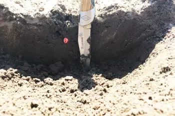 Optimalizált, pontos vetésmélység