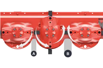 Az OPTIDISC ELITE kaszagerendely kiváló vágásminőséget biztosít