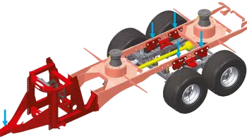 A szabadalmaztatott 5 erőmérő cellás rendszer minden helyzetben megbízható mérlegelést biztosít