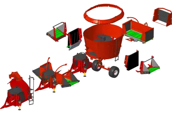 A PROFILE takarmánykeverő-kiosztó kocsiját konfigurálja az igényeihez – és ne fordítva!