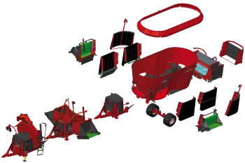 A PROFILE takarmánykeverő-kiosztó kocsiját konfigurálja az igényeihez – és ne fordítva!