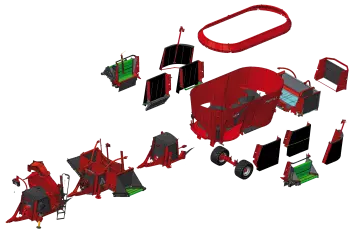 A PROFILE takarmánykeverő-kiosztó kocsiját konfigurálja az igényeihez – és ne fordítva!