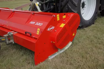 Kettős, nagy teljesítményre készült hajtásrendszer az RM 320 és RM 400 szárzúzótípusokon