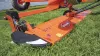 KUHN GMD 5251 TC large-width trailed disc mower on the road